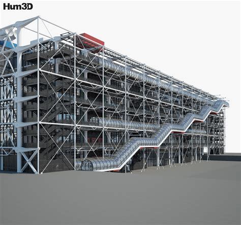 pompidou center 3d model free